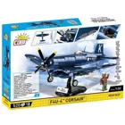 COBI-2417 - VOUGHT F4-U-4 CORSAIR, Modell, 520 Teile, ab 8 Jahren