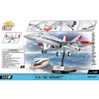 COBI-5819 - F/A-18C HORNET, model, 540 parts, 7 years and up