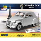 COBI-24510 - CITROEN 2CV TYPE A (1949), model, 80 parts, from 6 years onwards