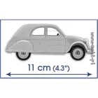 COBI-24510 - CITROEN 2CV TYPE A (1949), model, 80 parts, from 6 years onwards