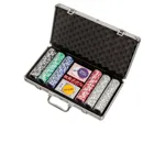 Poker case, 300 poker chips in aluminium case