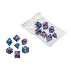 7794 - Dice, oblivion, purple, bag of 7, (DE edition)