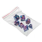 7794 - Dice, oblivion, purple, bag of 7, (DE edition)