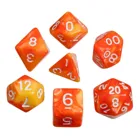 Dice, oblivion, orange, bag of 7, (DE edition)