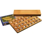 3256 - Hus, bamboo, board game made of wood, 1-2 players, from 8 years old