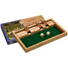 3271 - Shut The Box, 12er, Bambus, Würfelspiel, für 2+ Spieler, ab 6 Jahren