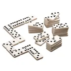 3622 - Domino, Doppel 6, Brettspiel aus Holz, 1-2 Spieler, ab 8 Jahren