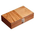 3625 - Dominoes, double 6, in olive wood box,wooden board game, 1-2 players, 8 years and up