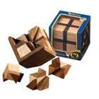 Bermuda Cube,Brettspiel aus Holz, 1-2 Spieler, ab 8 Jahre, (DE-Ausgabe)