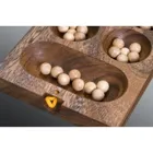 Kalaha, foldable, Samena wood, wooden board game, 1-2 players, from 8 years old