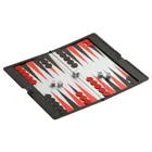 6530 - Backgammon, plastic, travel game, magnetic, board game,1-2 players