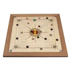 Carrom Superior, rot orange gelb, Für 2-4 Spieler (DE-Ausgabe)