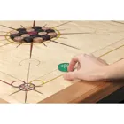 Carrom Superior, rot orange gelb, Für 2-4 Spieler (DE-Ausgabe)