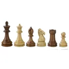 Charlemagne chessmen, HH 95 mm, in wooden box