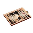 Backgammon Saloniki, mini, wooden board game, from 6 years old