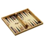 1132 - Backgammon Ios, medium, magnetic lock,wooden board game, 1-2 players, from 8