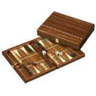 1302 - Backgammon Epirus, small, wooden board game, 1-2 players, 8 years and up