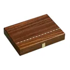 1302 - Backgammon Epirus, small, wooden board game, 1-2 players, 8 years and up