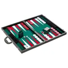 1715 - Backgammon green, tournament, board game, 1-2 players, from 8 years (DE edition)