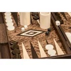 Backgammon Dokos, groß,Brettspiel aus Holz, 1-2 Spieler