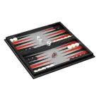 2506 - Schach Backgammon Dame Set, Kunststoff, Feld 37 mm, magnetisch