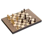 Chess backgammon checkers set, field 32 mm, magnetic lock,wooden board game, 1-, (DE edition)