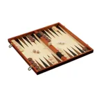 Schach Backgammon Dame Set, Feld 45 mm,Brettspiel aus Holz, 1-2 Spieler, ab 8 Ja