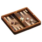 Schach Backgammon Dame Set, Reise, Brettspiel, für 2 Spieler, ab 6 Jahren