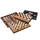 2525 - Chess backgammon checkers set, field 50 mm, magnetic lock ,wooden board game