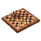 Chess case, 26 mm square, with edge lettering,wooden board game, 1-2 games