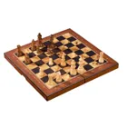 2622 - Chess case, field 40 mm, with edge lettering,wooden board game, 1-2 players