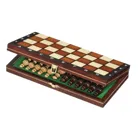 Chess cassette, travel, field 30 mm, with edge lettering, magnetic, board game, from 6 years old