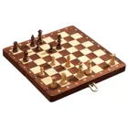 2710 - Chess case De Luxe, travel, field 30 mm, with edge lettering, magnetic,board