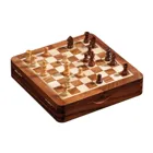 2732 - Chess case, travel, field 19 mm, magnetic