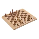 2735 - Chess set, square 43 mm, wooden board game, 1-2 players, 8 years and up