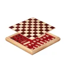 Schach Dame Set, Holzbox, Feld 35 mm,