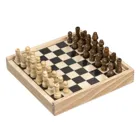 3094 - Schach, Mühle, Kombination, mini, FSC 100%, ab 6 Jahren, 2 Spieler