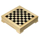 3104 - Holz Spielesammlung, Reise, Brettspiel aus Holz, 1-2 Spieler, ab 8 Jahren