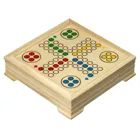 3104 - Holz Spielesammlung, Reise, Brettspiel aus Holz, 1-2 Spieler, ab 8 Jahren