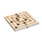 3135 - Mill, wooden case, board game made of wood, 1-2 players, from 8 years old