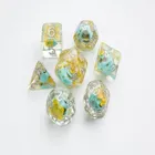 GGS50004 - Embraced Series - Green Skull - RPG Dice Set (7pcs)