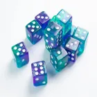 GGS50018 - Galaxy Series - Neptune - D6 Dice Set 16 mm (12 pcs)