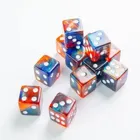 GGS50020 - Galaxy Series - Mars - D6 Dice Set 16 mm (12 pcs)