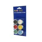 Revell Modellbau-Farbe auf Kunstharzbasis,Basisfarben-Set (6x14ml Email Farben)