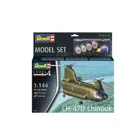 Model kit with basic accessories, CH-47D Chinook, 104 parts, ages 12 and up