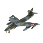 Model kit with basic accessories, Hawker Hunter FGA.9, 46 parts, from 12 years old