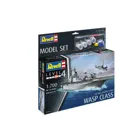 65178 - Revell Modellbausatz mit Basiszubehör,Model Set US Navy Assault Carrier WASP