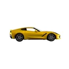 07825 - 2014 Corvette Stingray kit, 38 parts, from 10 years old