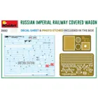 550039002 - Model Kit, 1:35 WWI Waggon Rus. Imperial. Railway