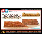 Model Kit,1:48 Diorama Set Walls Sandbags